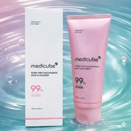 Medicube PDRN Pink Niacinamide Whip Cleanser